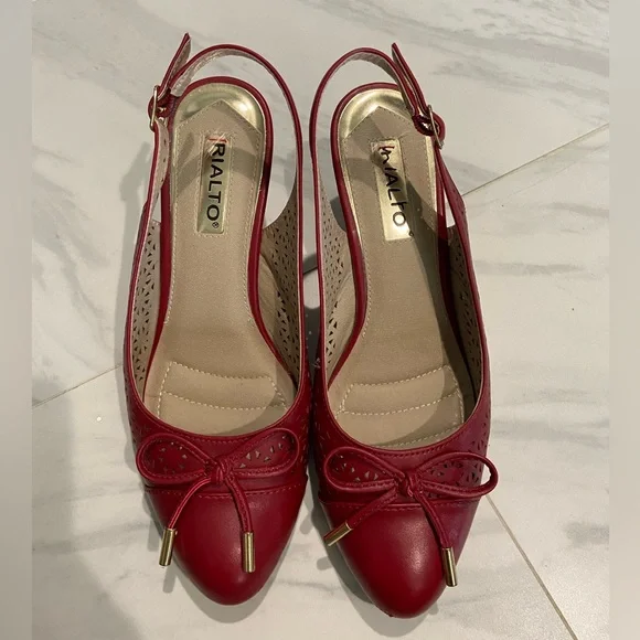 Wedge sling back shoes - Picture 2 of 7